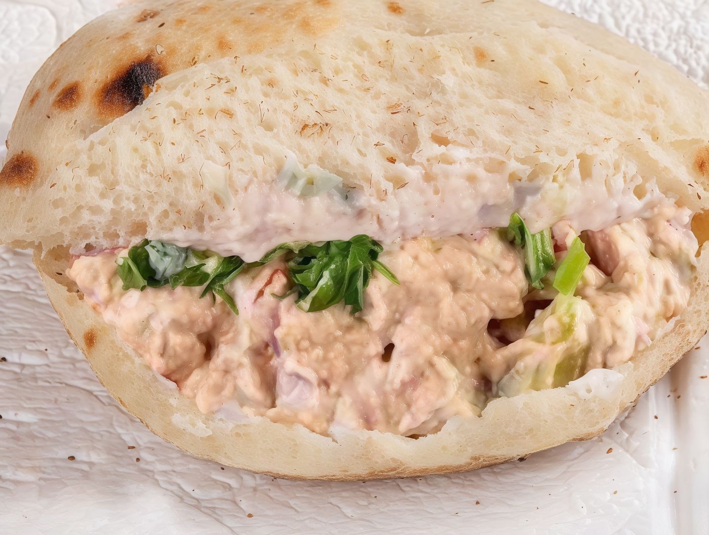 Foul With Baba Ghannoug Sandwich