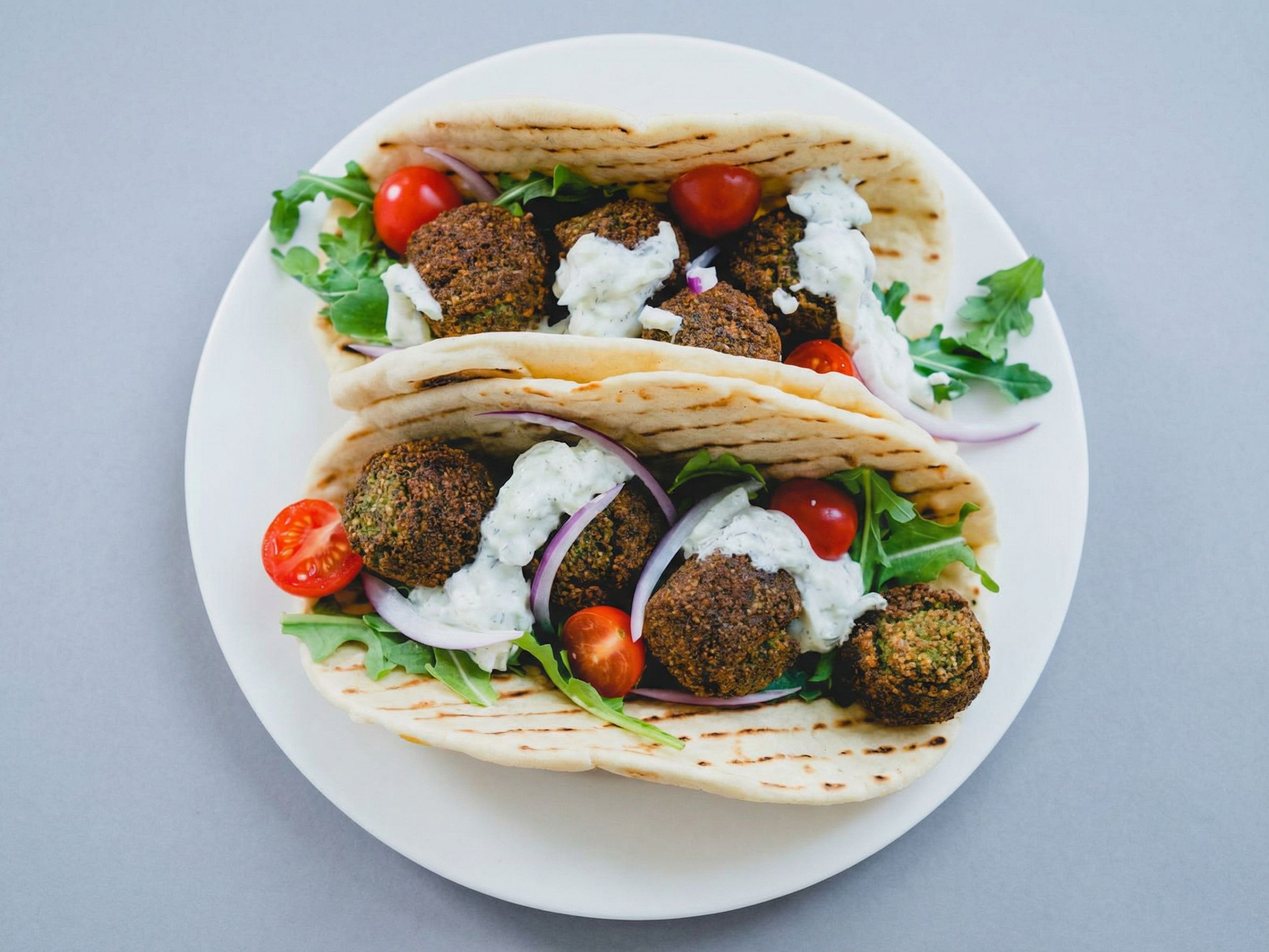 Alexandrian Stuffed Taamia Sandwich