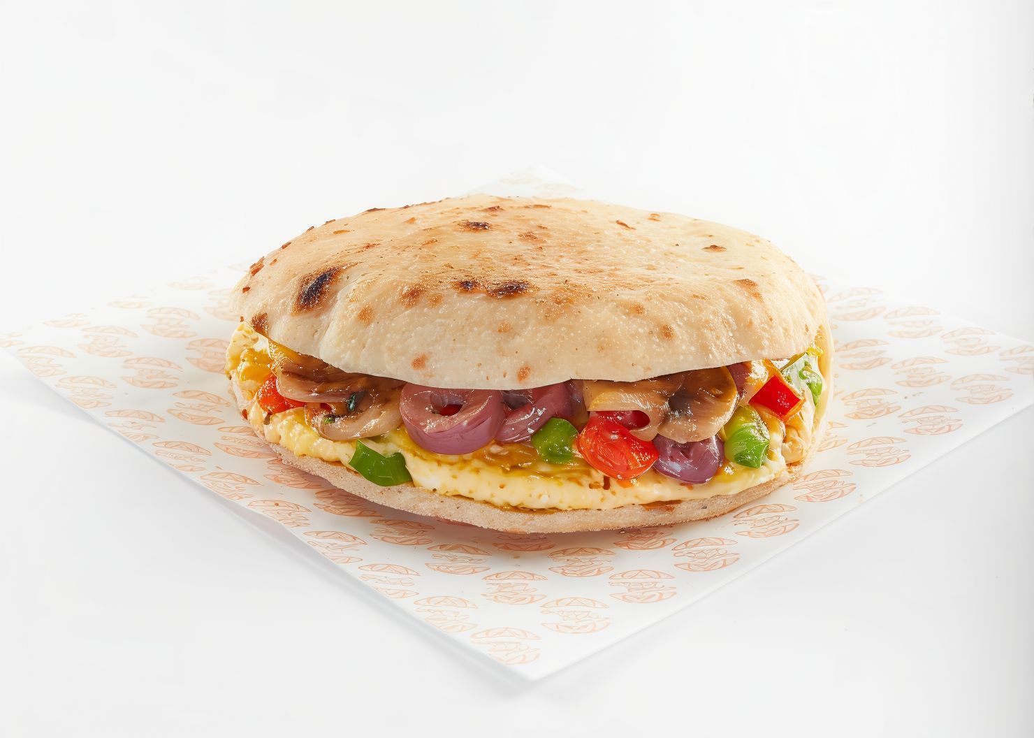 Eggs Pizza Sandwich