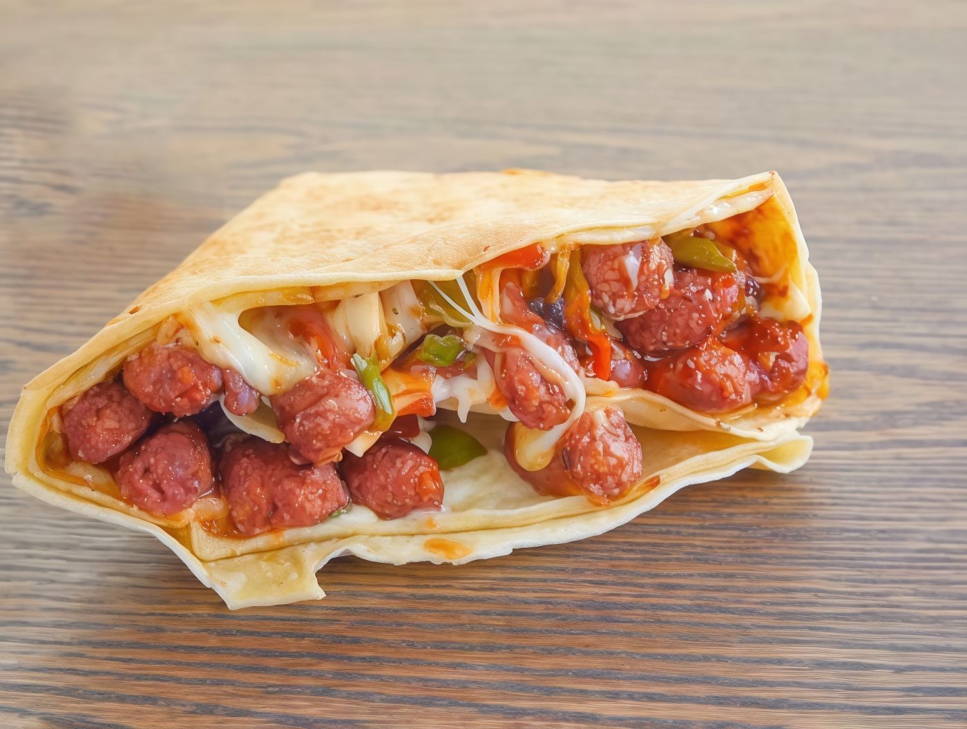 Oriental Sausage Crepe