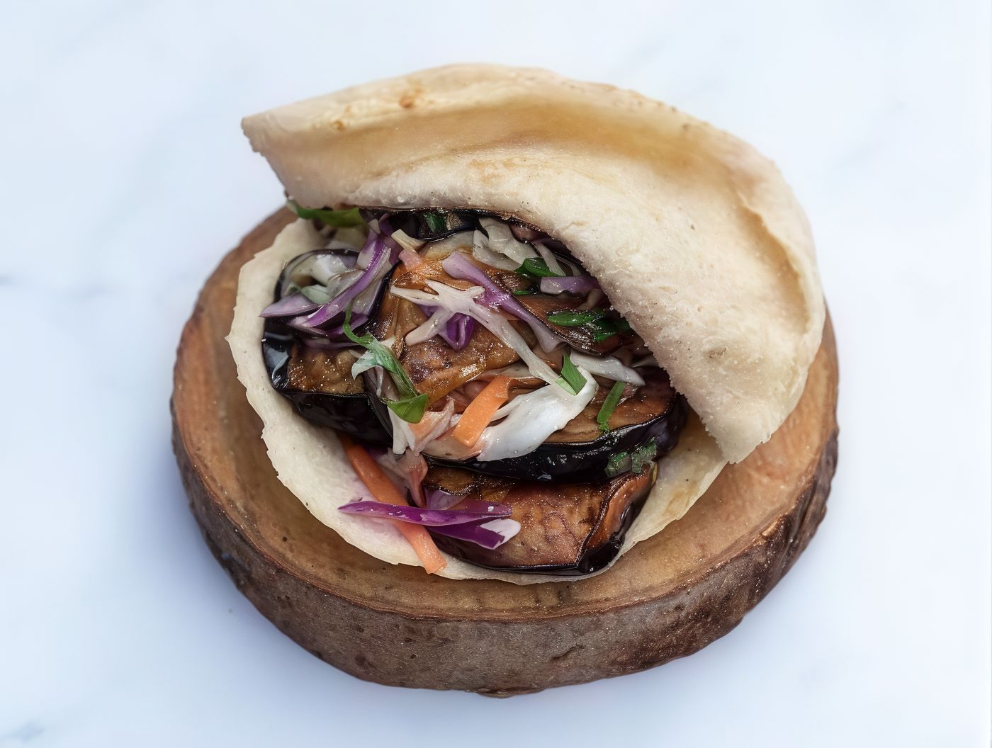 Fried Eggplant Sandwich