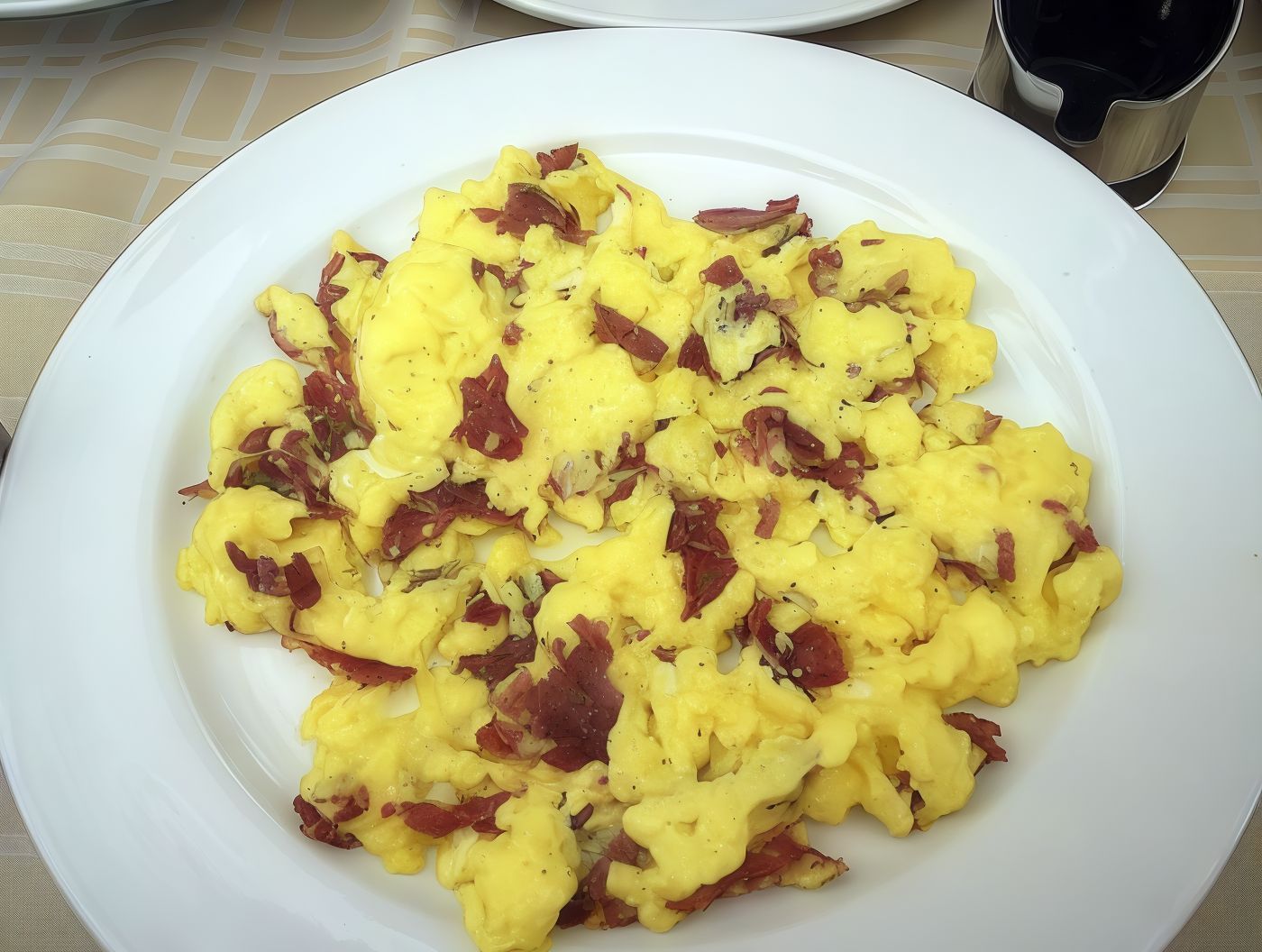 Pastrami Egg Plate