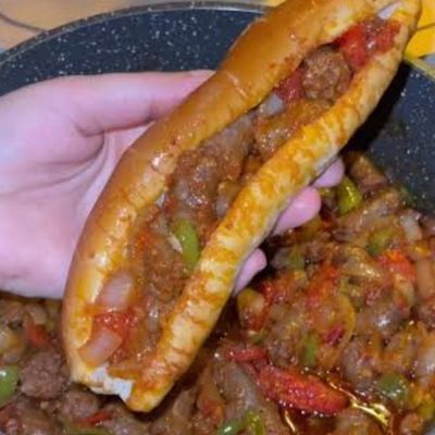 Alexandrian Grilled Sausage Sandwich