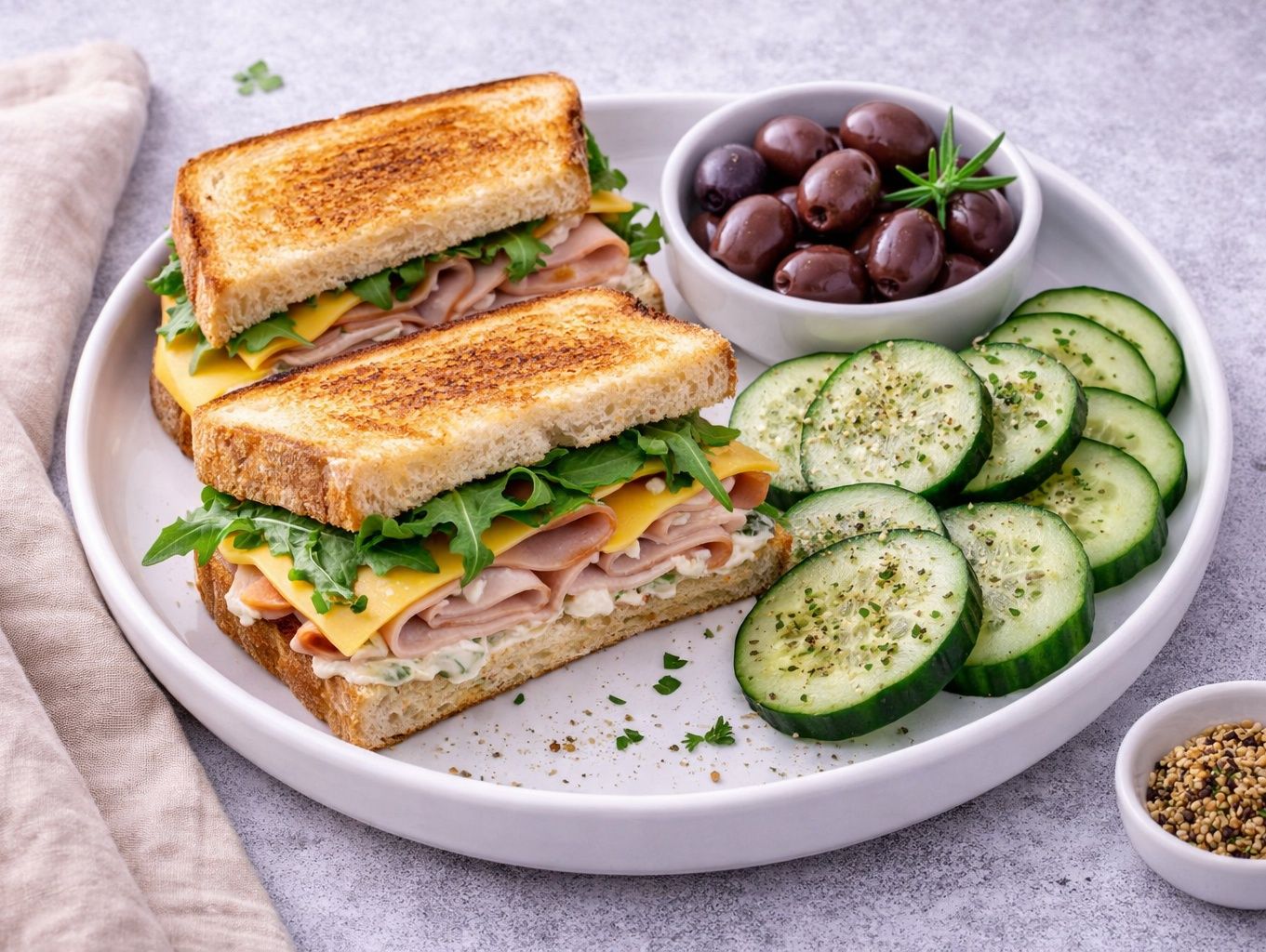 Smoked Turkey Toast