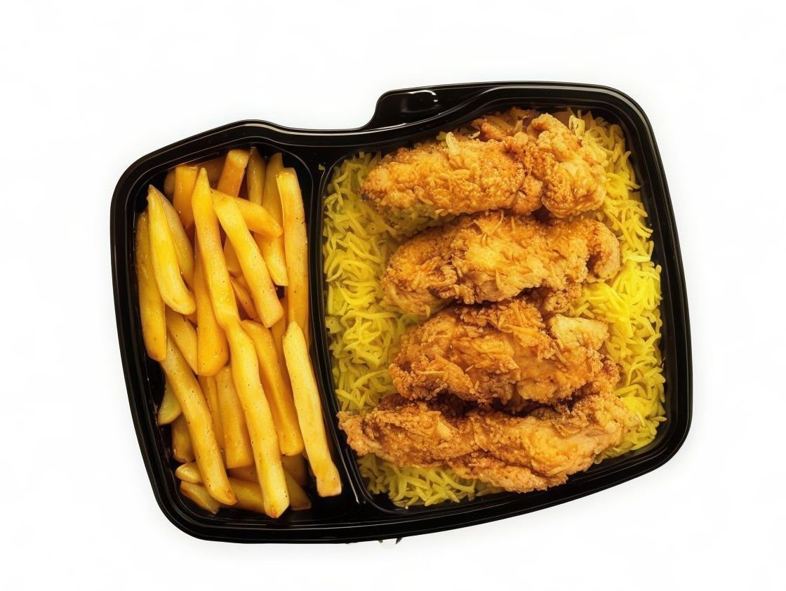Crispy chicken meal
