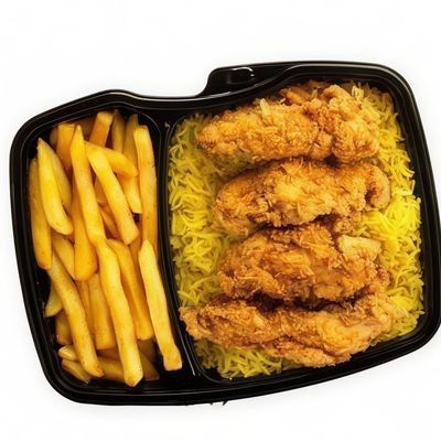 Crispy chicken meal