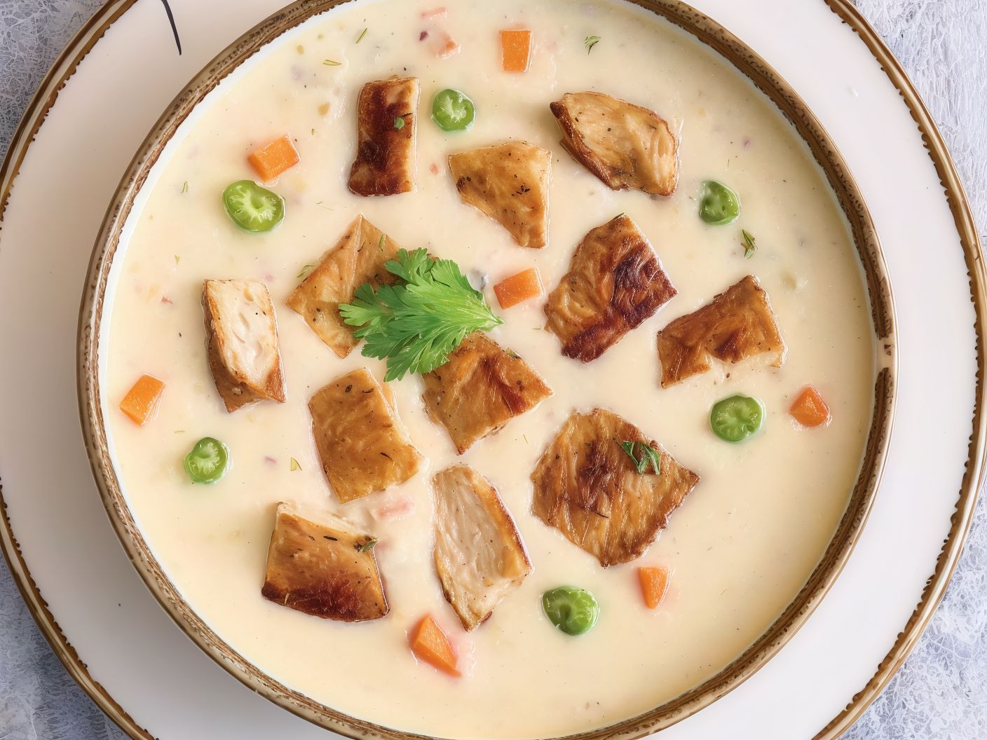 Creamy potato soup