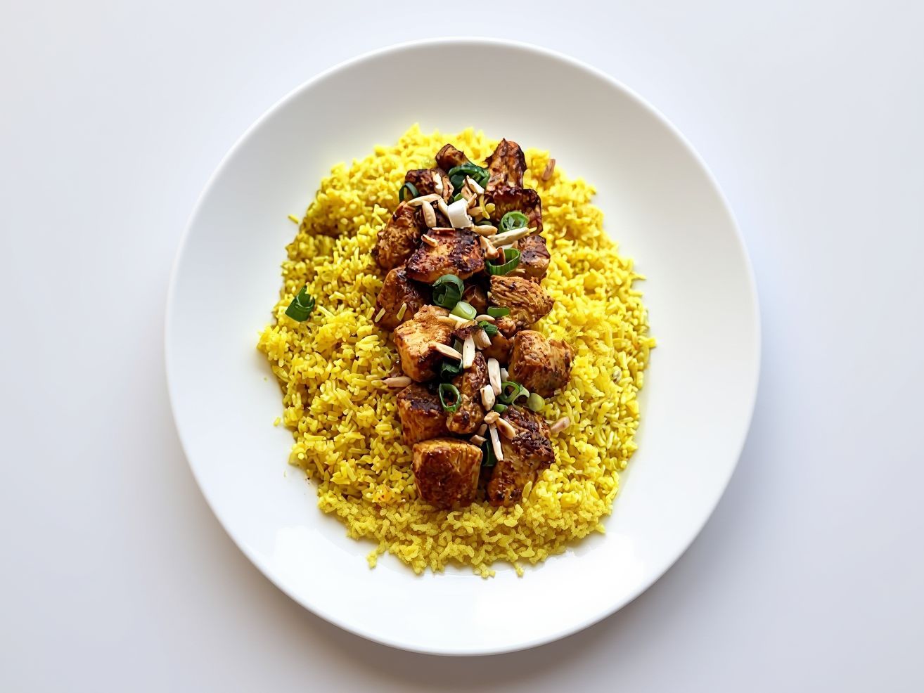 Basmati Rice With Shish Tawook