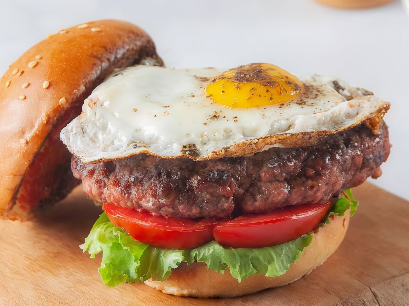 Burger With Egg