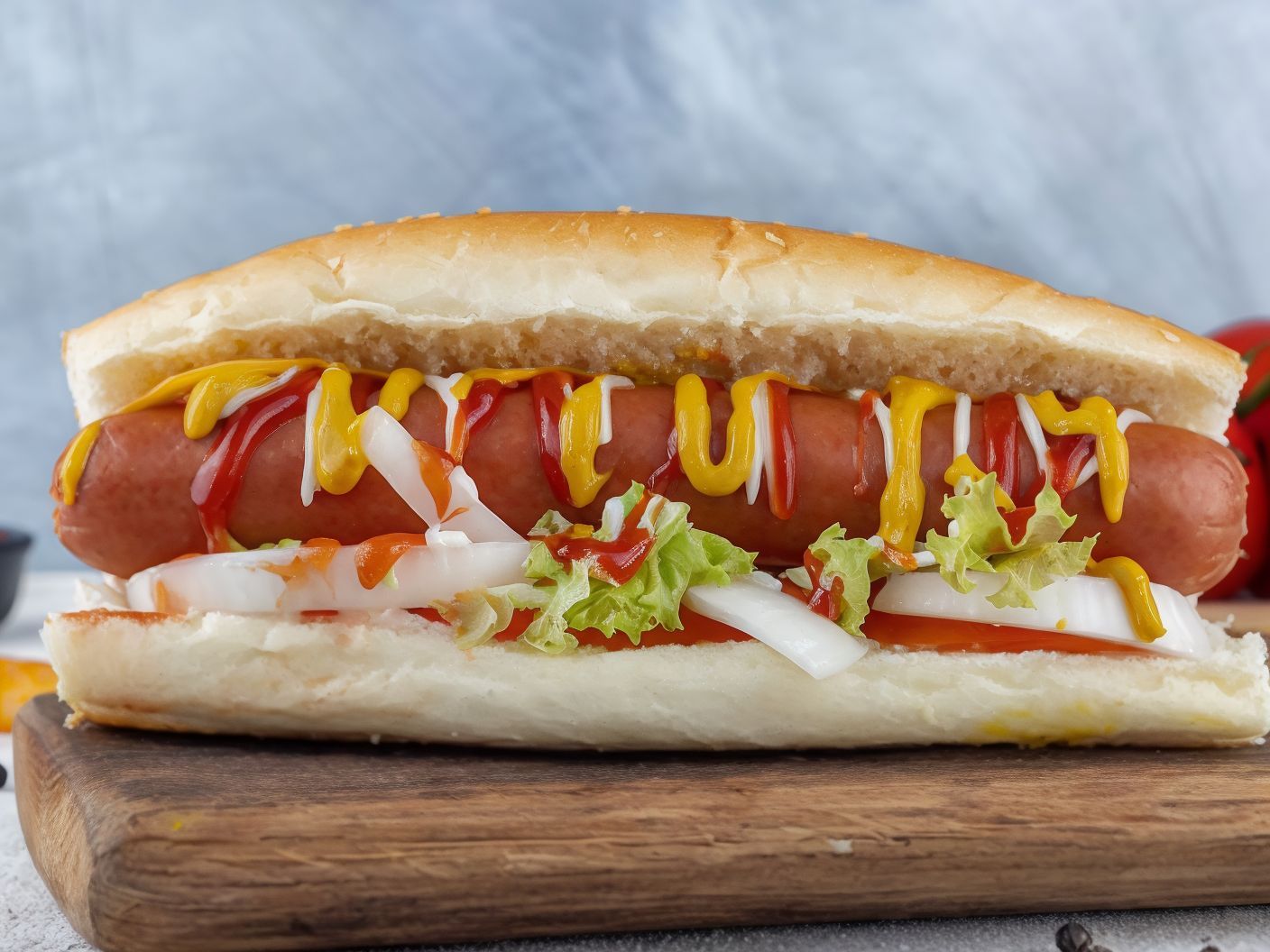 Plain Sausage Sandwich