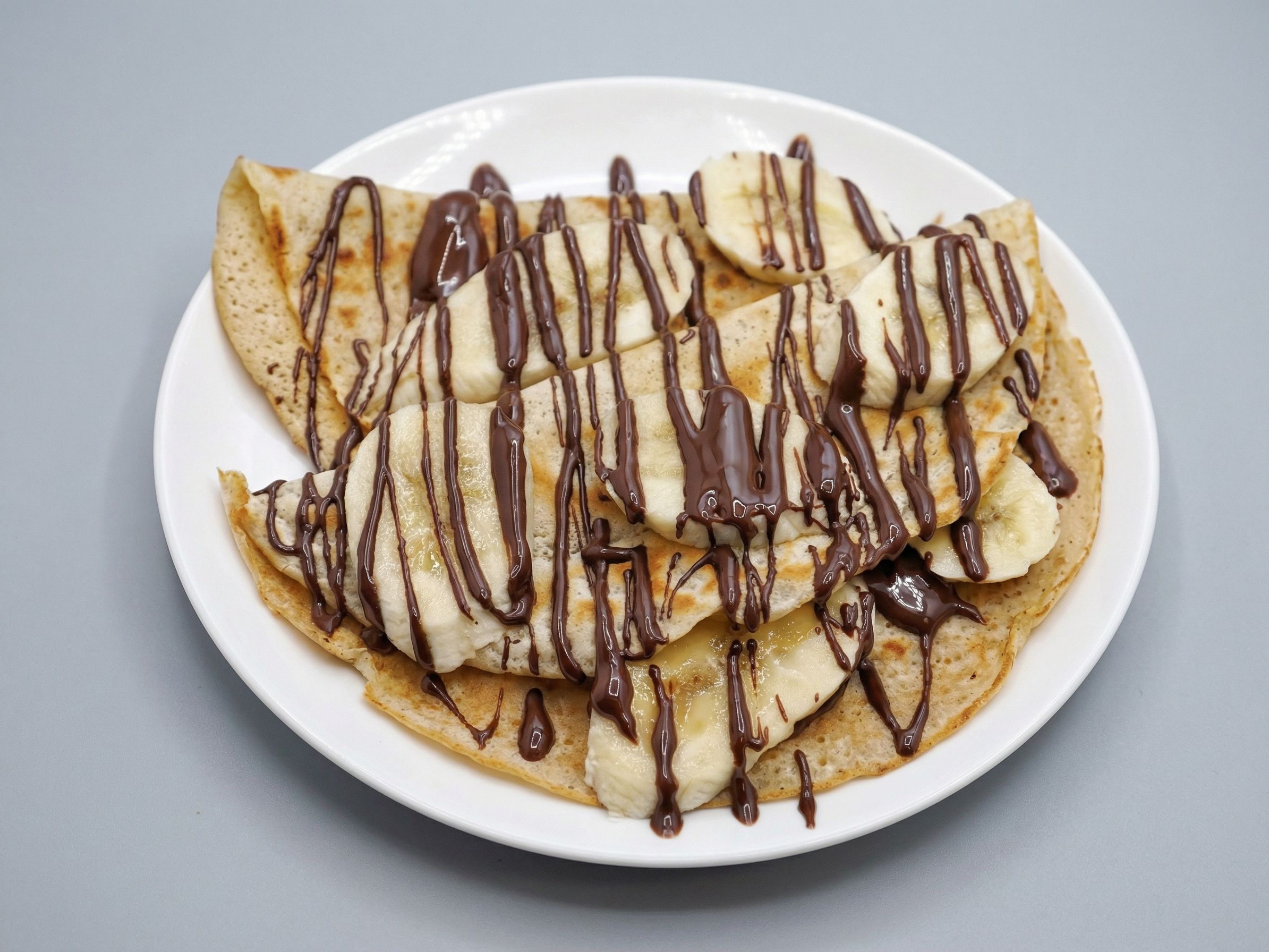 Chocolate And Nuts Crepe