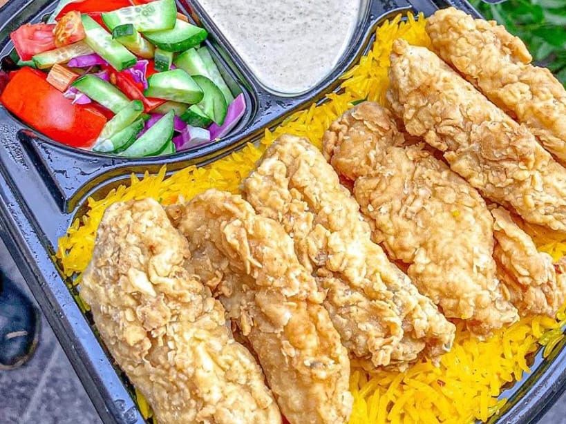 Fried Basmati Fish Fillet