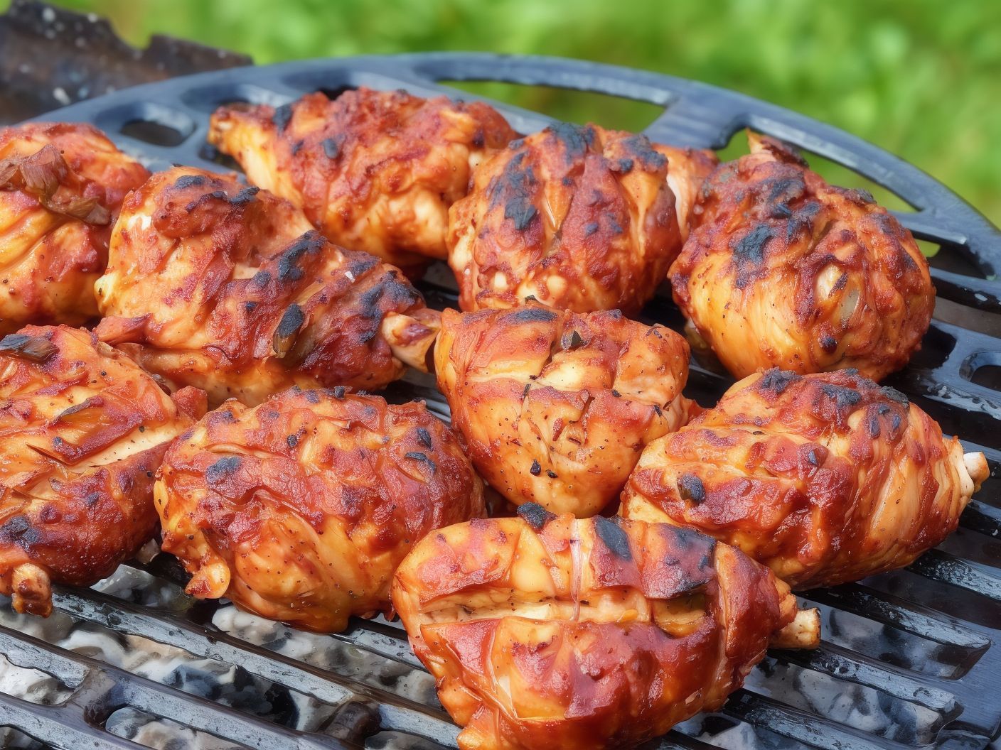 Shish Chicken, Salad And Bread