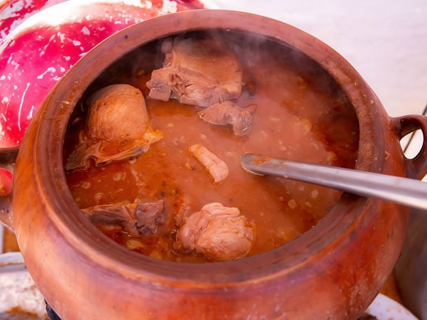 Large Meat And Onion Casserole