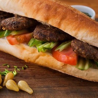 Kofta Sandwich With French Bread