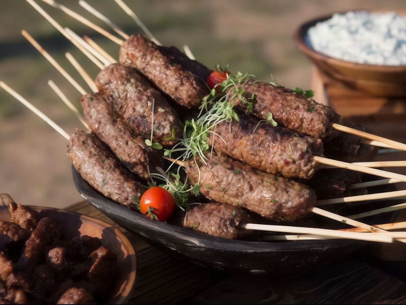 Kilo Of Lamb Kofta And Rice with Salad