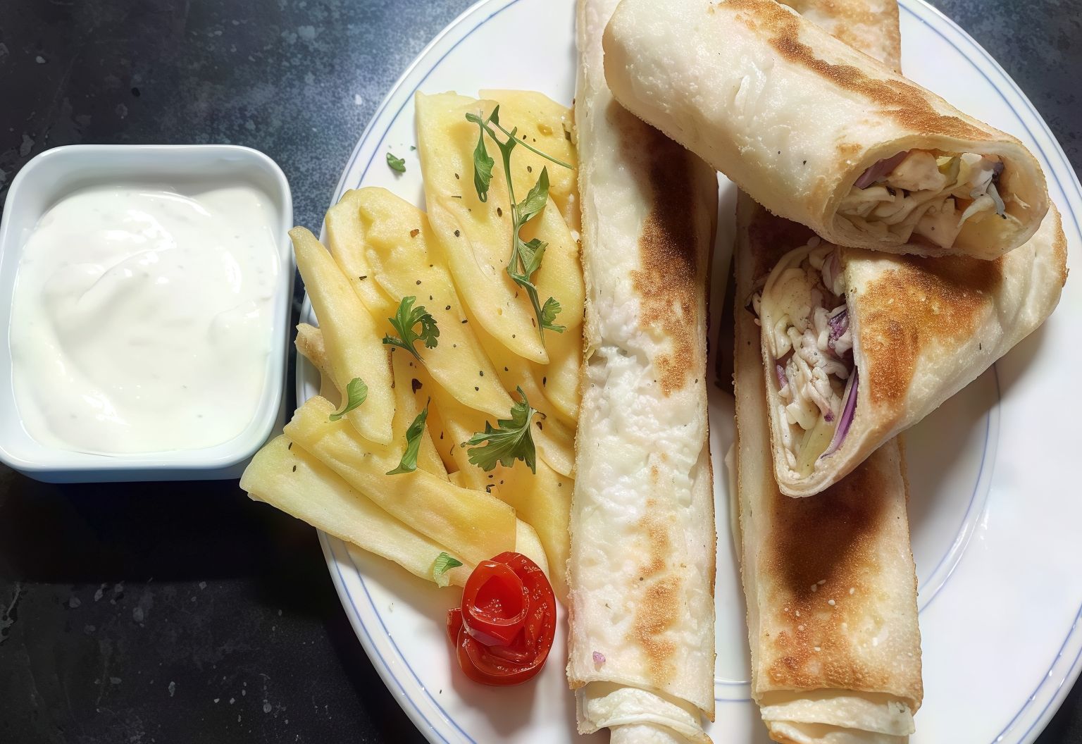 Syrian Fried Cheese Sandwich