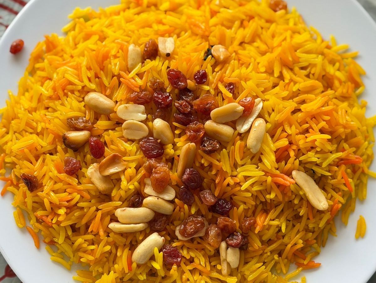 Basmati rice with nuts