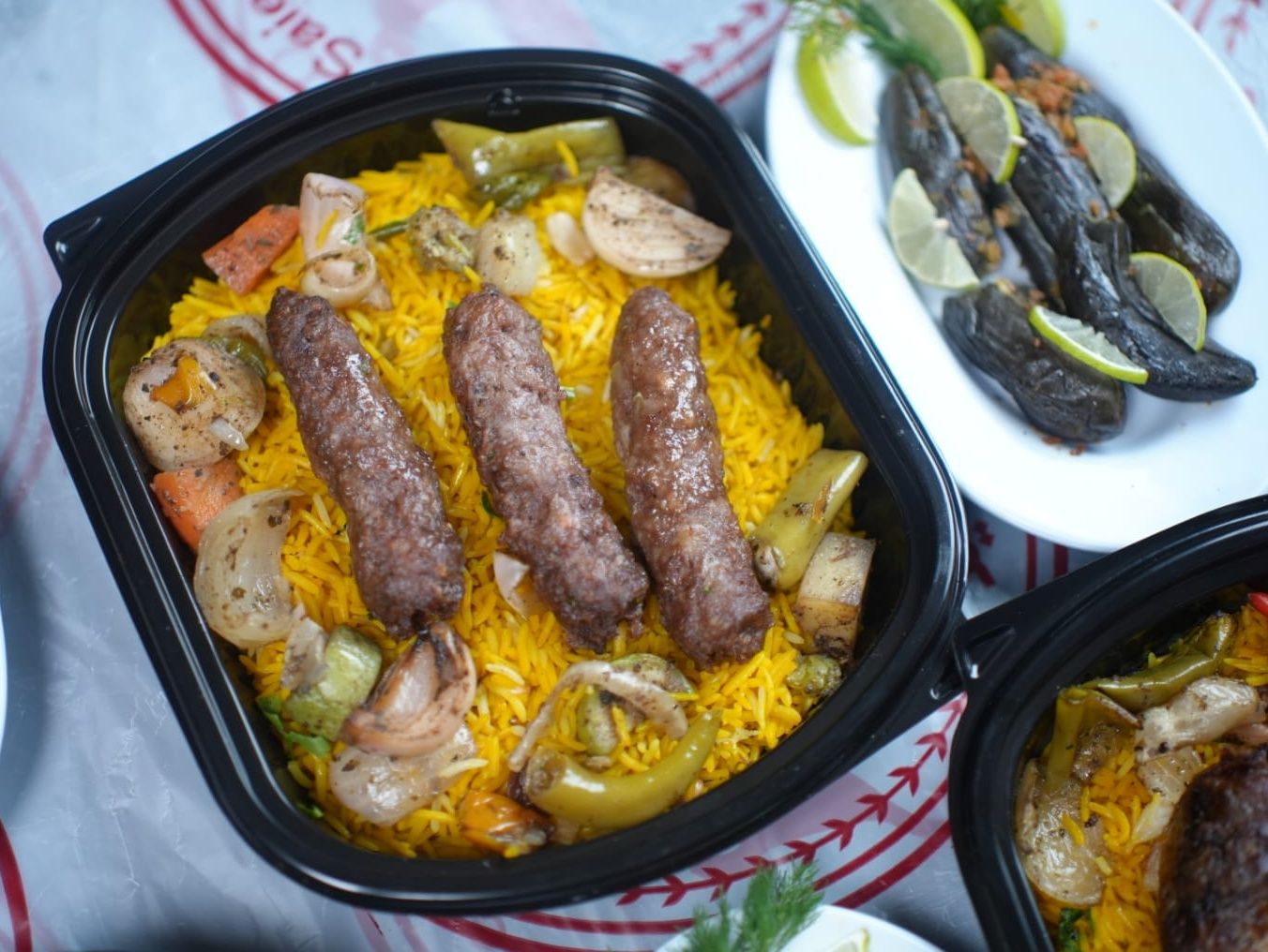 Beef kofta meal