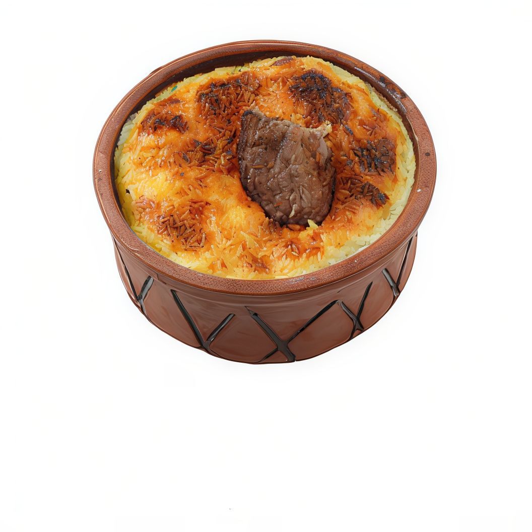 Stuffed rice casserole with meat