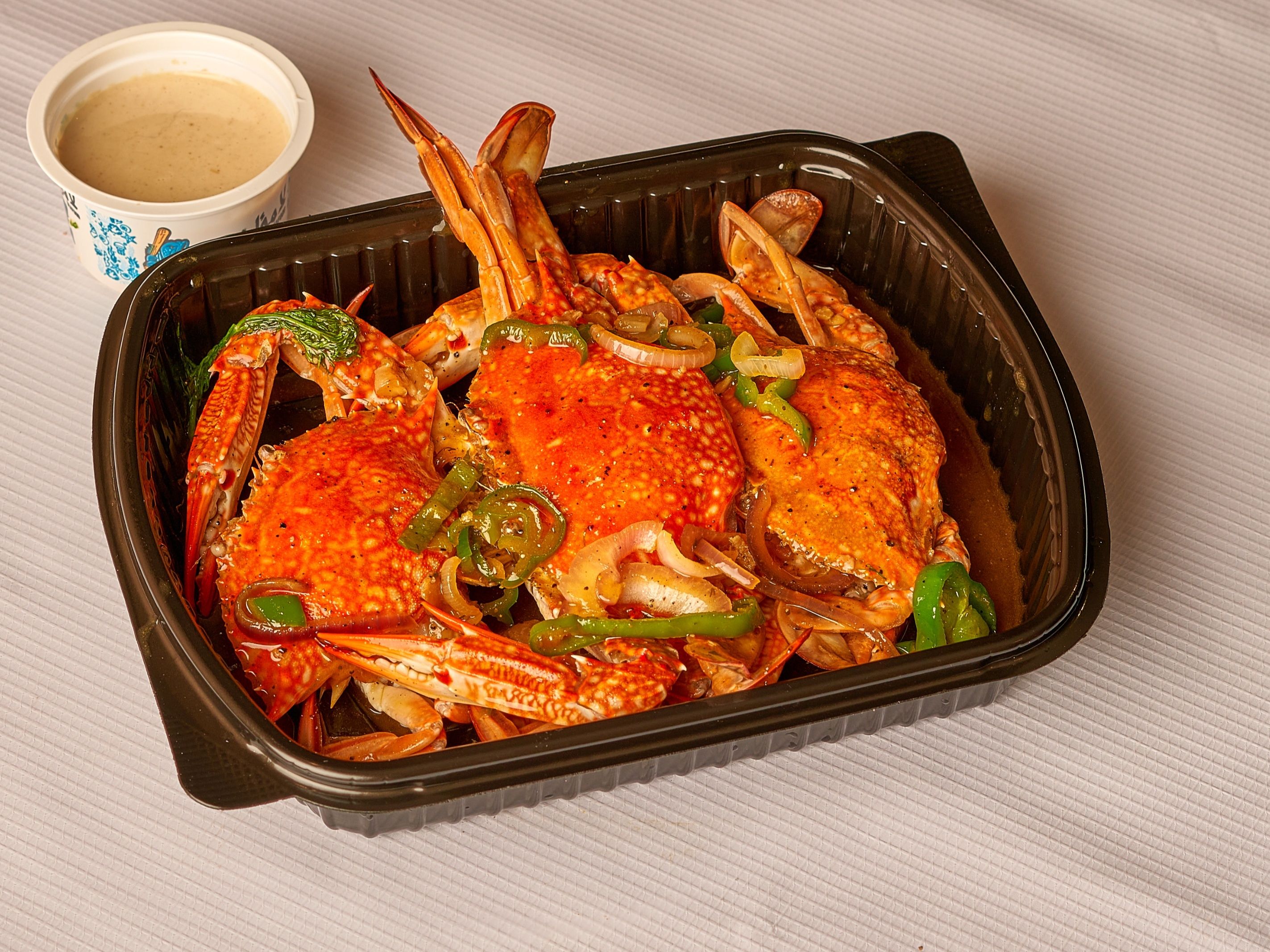 Quarter crab grilled fajita