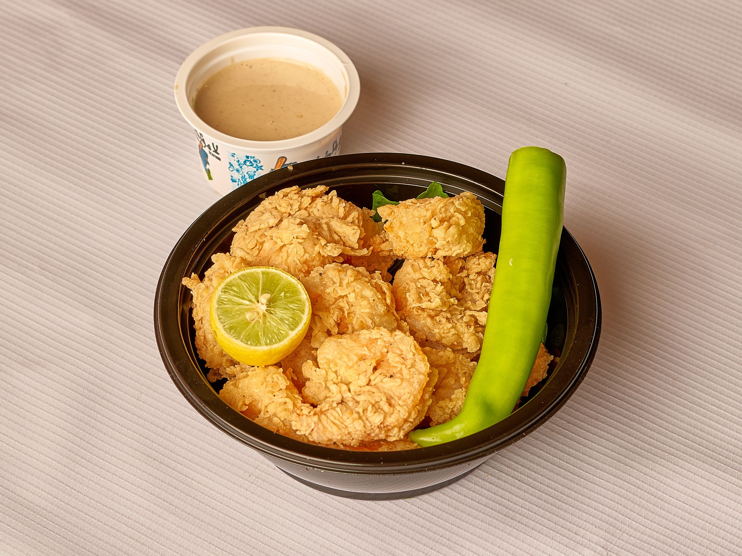 Quarter crispy shrimp