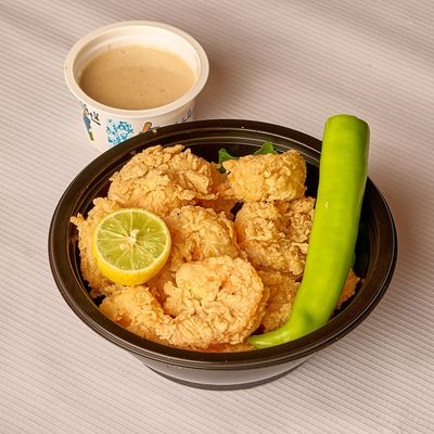 Quarter crispy shrimp