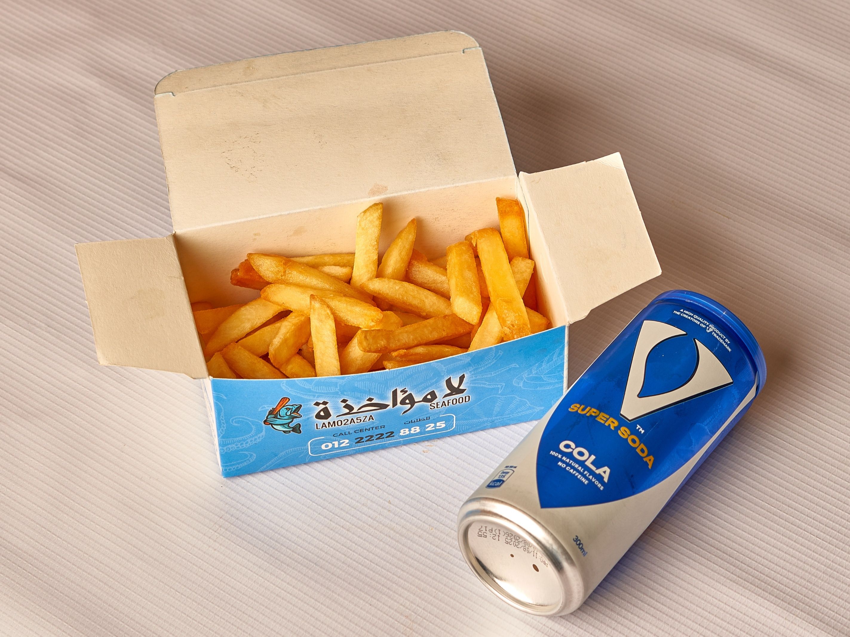 Combo of fries and Pepsi