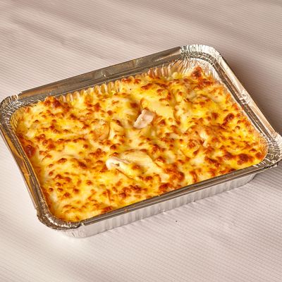 Seafood pasta casserole