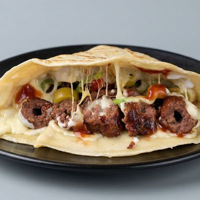 Grilled kofta crepe