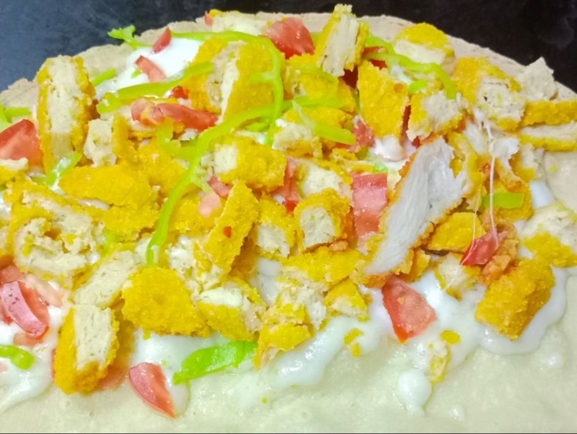 Chicken Veggie Crepe