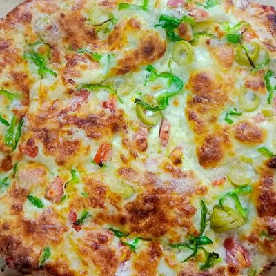 Oriental Vegetable Pizza