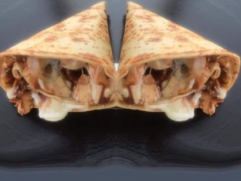 Fried Chicken Crepe