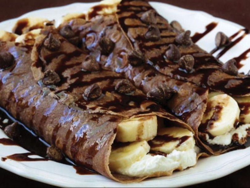 Nutella banana crepe