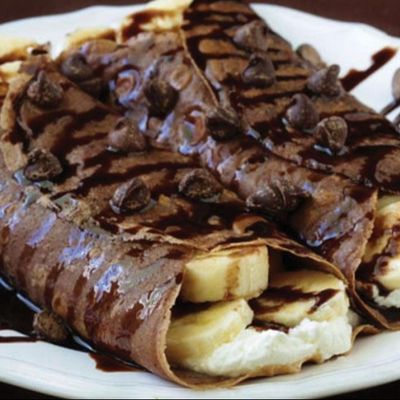 Nutella banana crepe