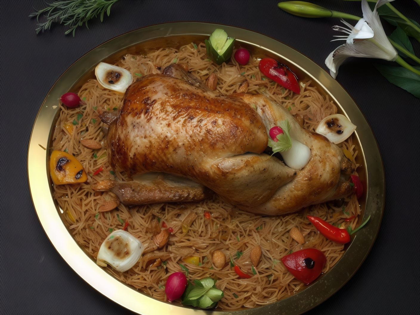 Half Roasted Duck