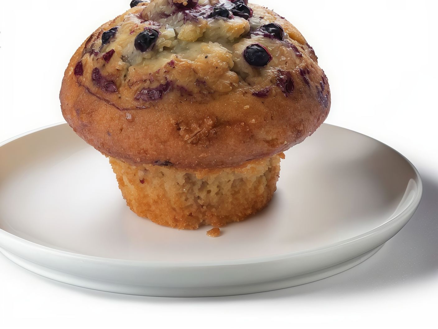 Muffin Vanilla Filed With Blueberry
