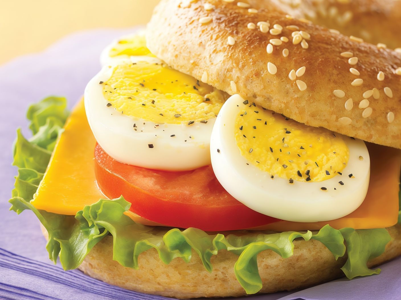 Boiled Eggs Puree Sandwich