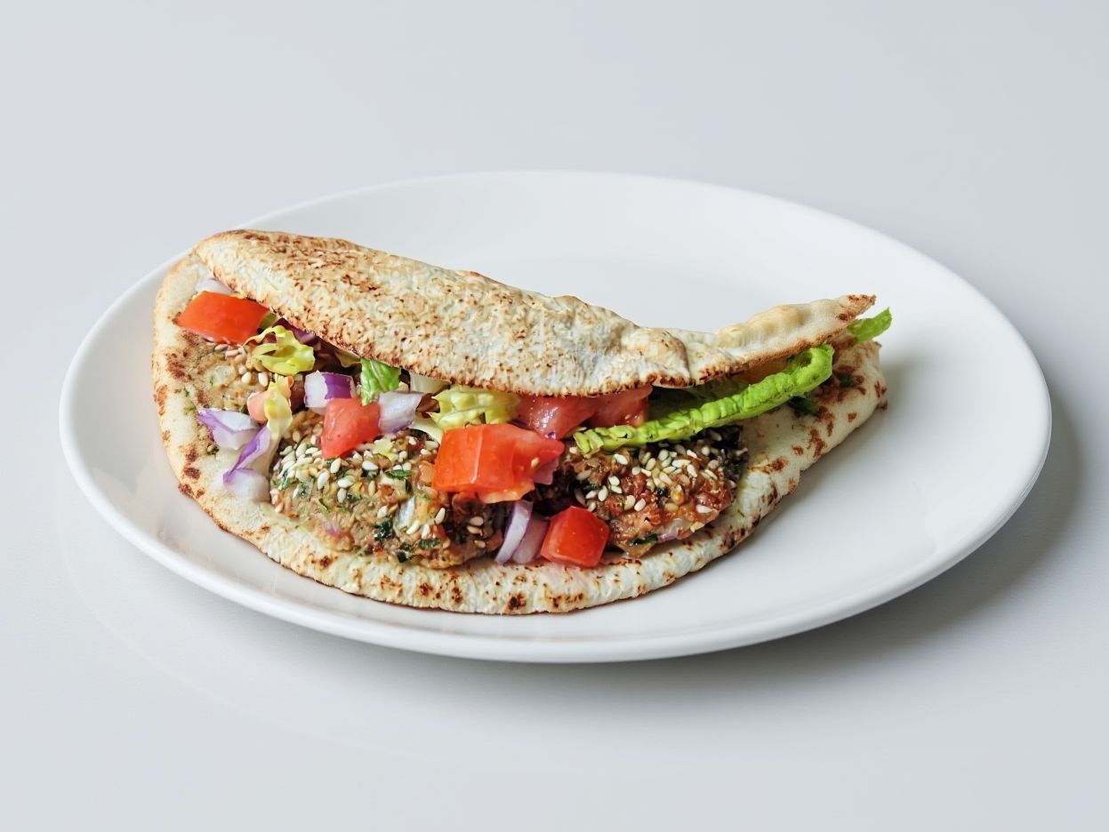 Stuffed Falafel Patty