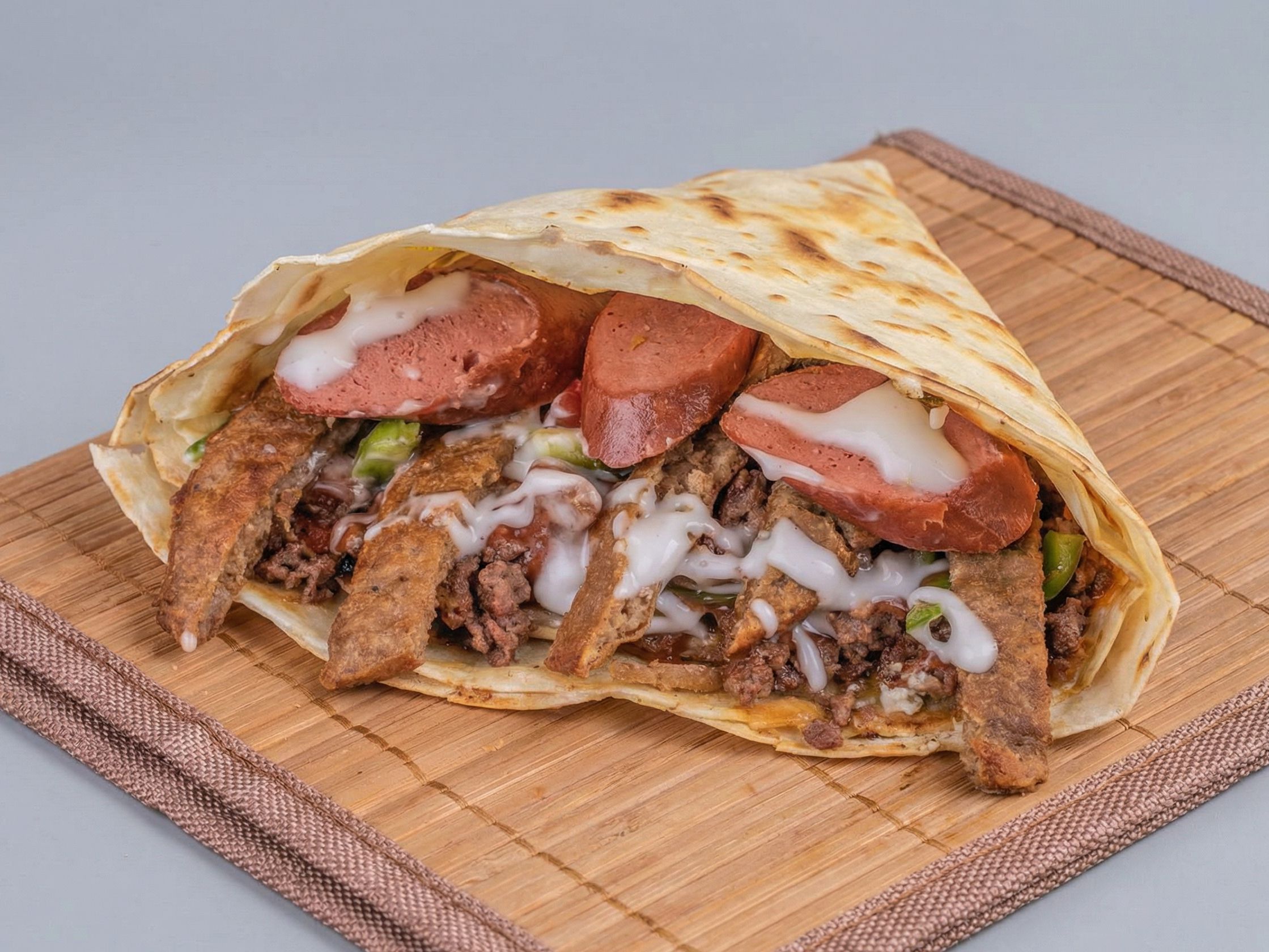 Sausage Crepe