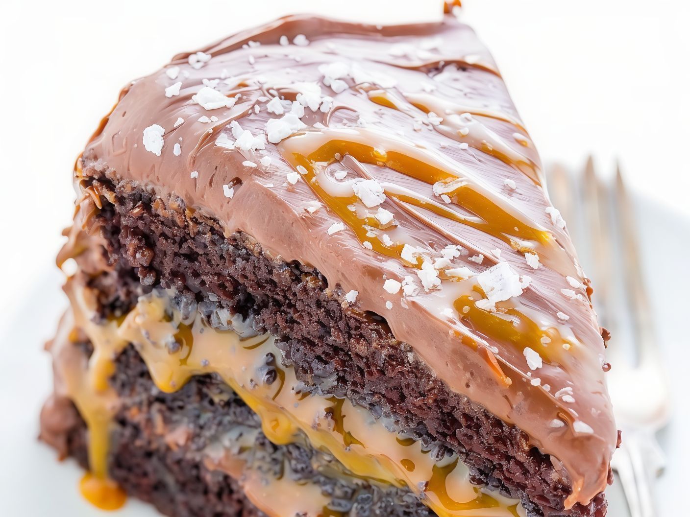 Salted Caramel Chocolate Fudge