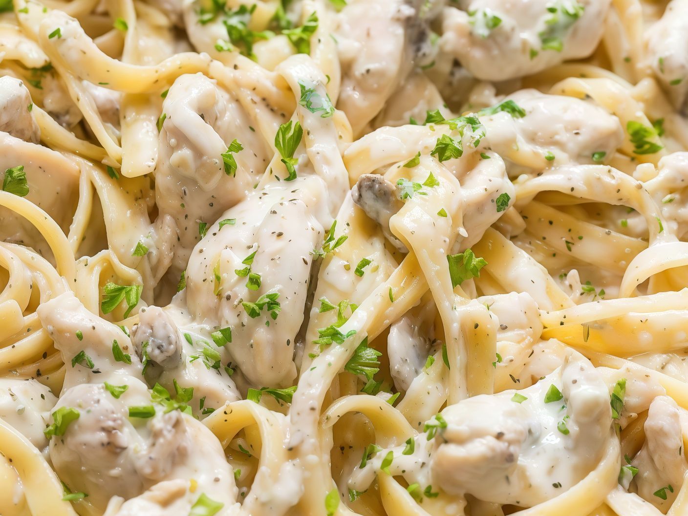 Chicken Alfredo Linguine