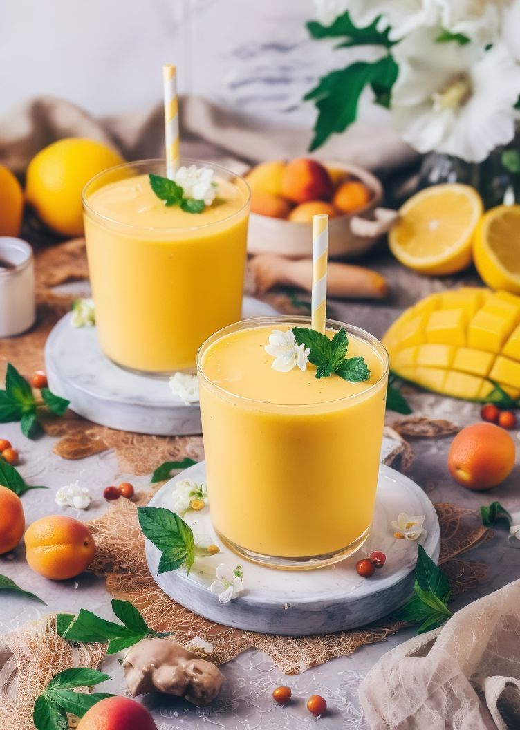 Lacy Mango Cocktail