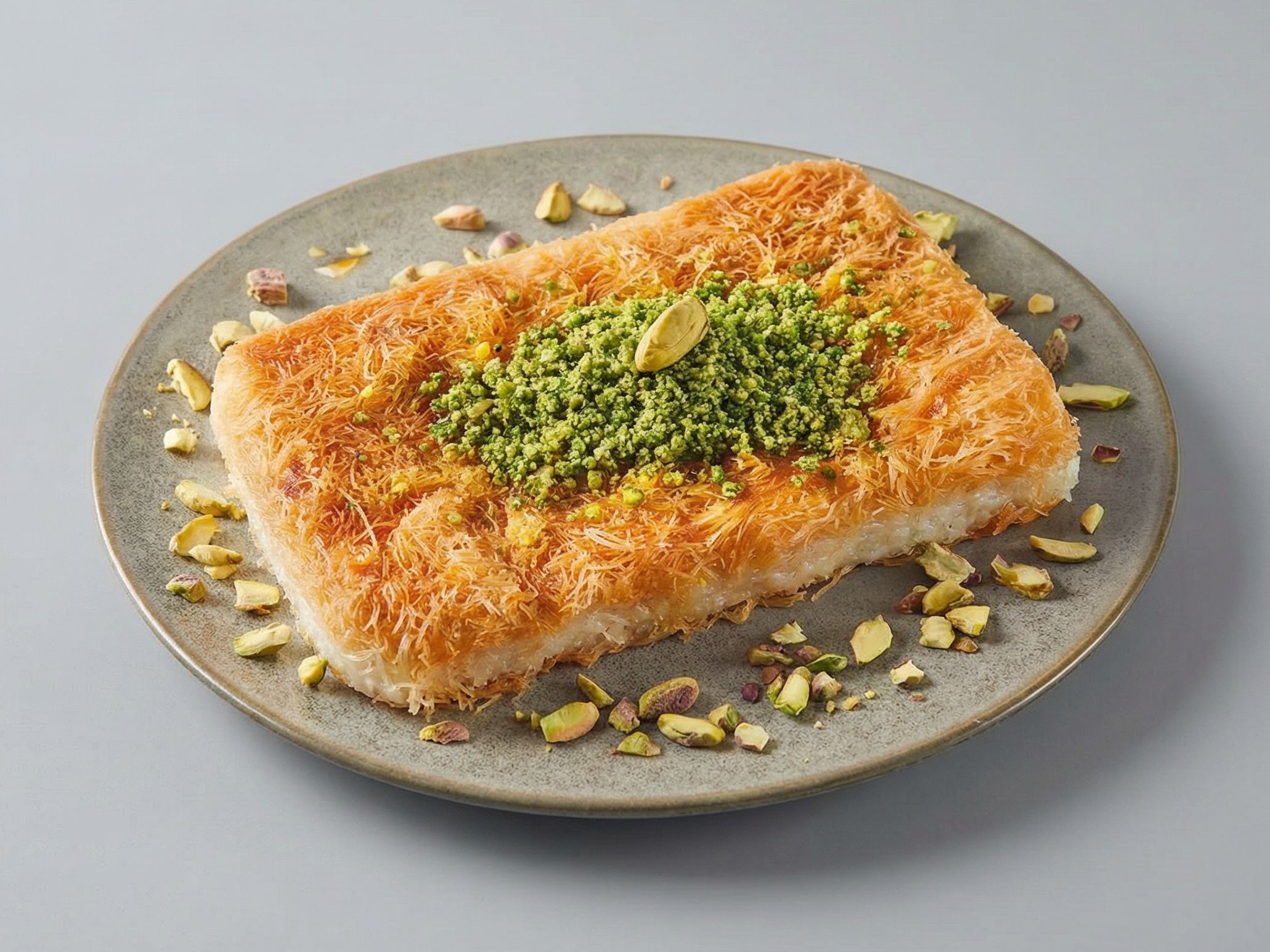 Basbousa And Kunafa And Cream Pie