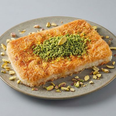 Basbousa And Kunafa And Cream Pie