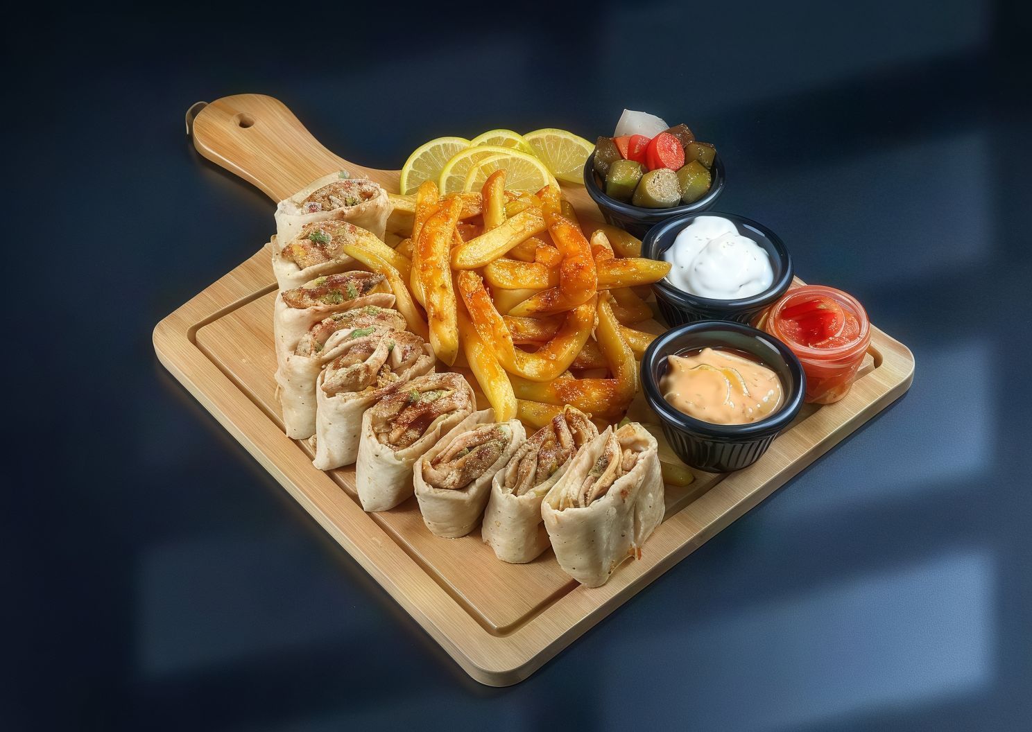 Arabic Chicken Shawarma Meal