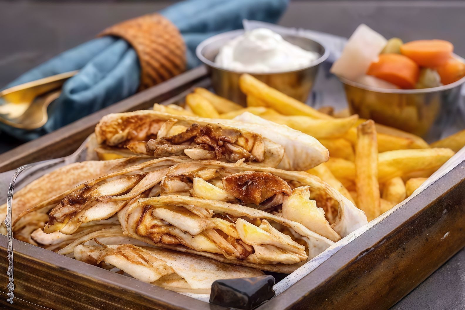 Syrian-Arabic French Fries Meal