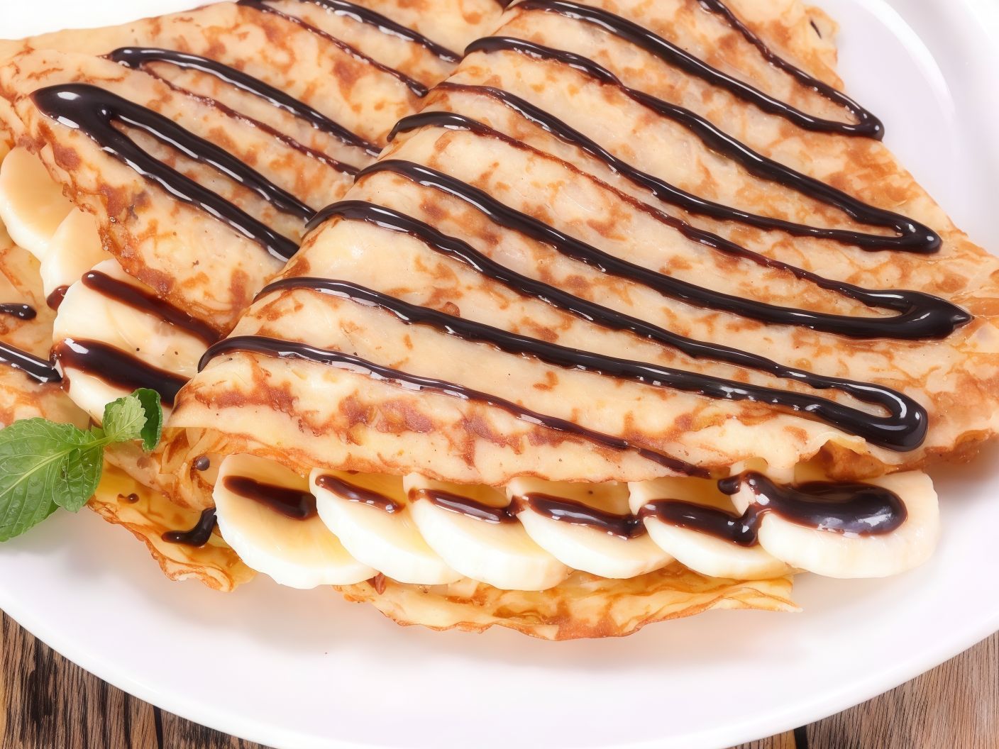 Nutella Banana Crepe