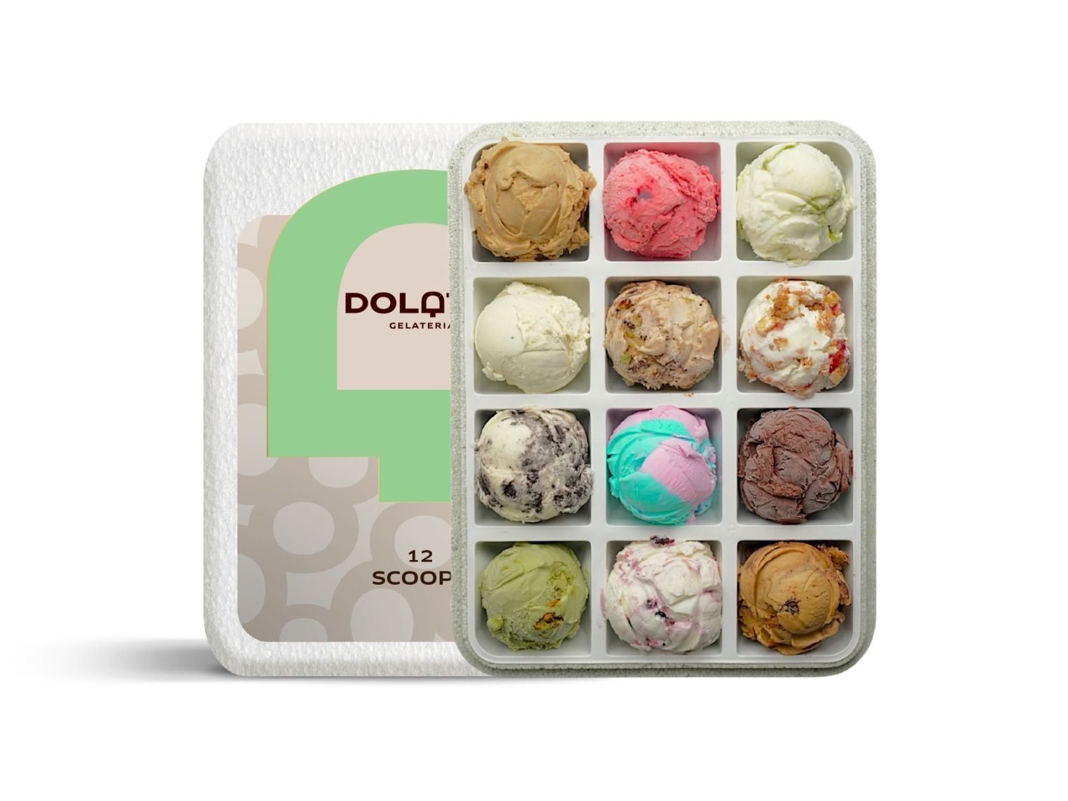 12 Scoops Gelato Box