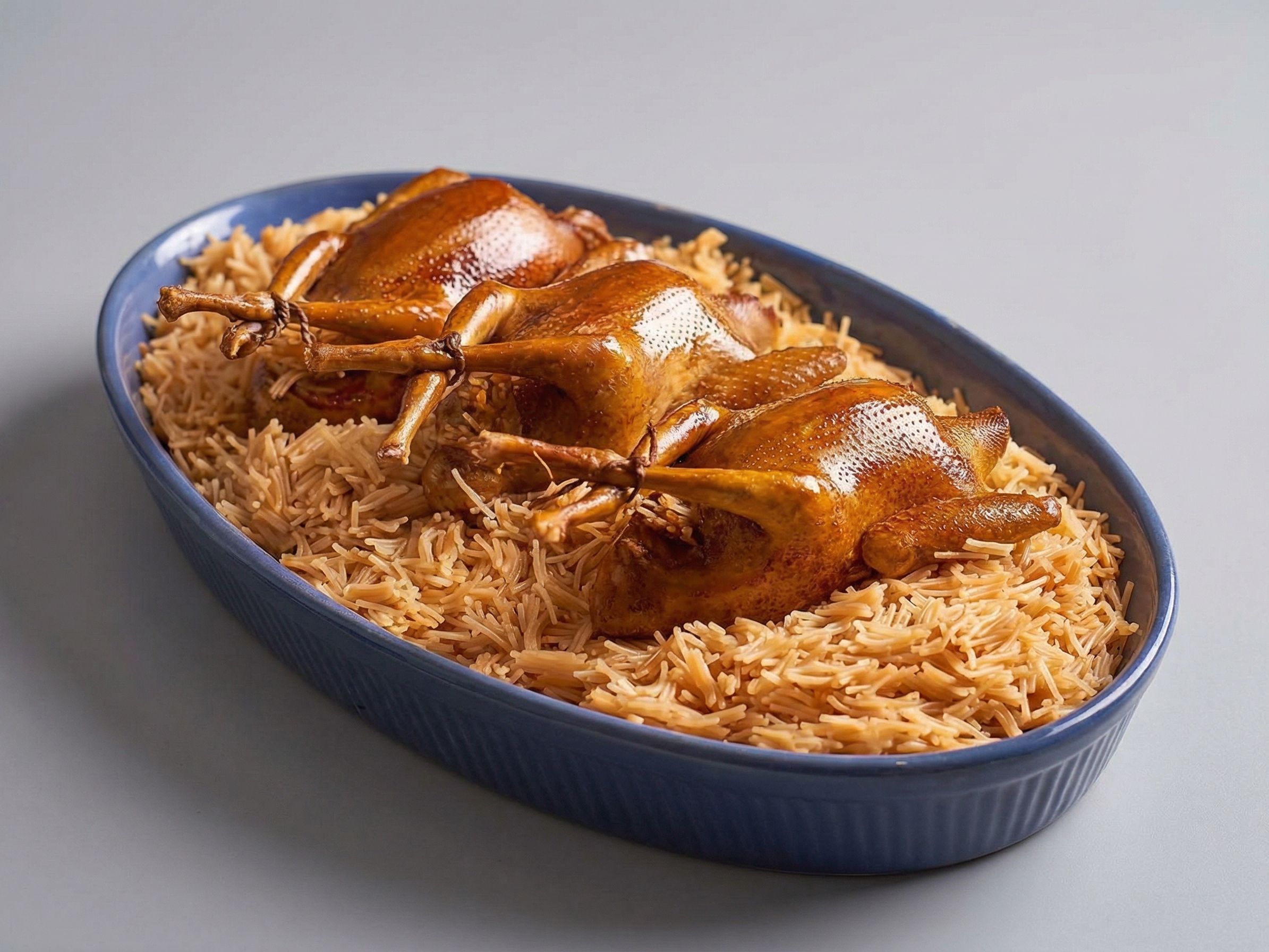 2 Stuffed Pigeons With Rice